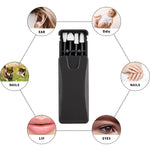 MAYCREATE Reusable Silicone Cotton Swabs Kit for Makeup and Ear Cleaning with Dual Heads and Storage Case