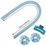 MAYCREATE Heatless Curling Rod Headband for Overnight Use with Pearl Cotton Ribbon | No Heat Hair Curlers for Long and Medium Hair