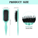 MAYCREATE® Hair Brush for Women, Paddle Hair Comb for Women Girls, Curl Defining Styling Brush, Nylon Bristles Massage Brush Air Cushion Comb for Home or Salon Combing and Shaping