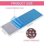 MAYCREATE Nail Art Stamping Plates for DIY Designs featuring 5 Etched Floral Patterns | Stainless Steel