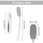 MAYCREATE Body Lotion Applicator for Back 13.7 in with Curved Arm Design | Foldable Travel Use