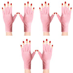 MAYCREATE Anti UV Gloves for Gel Nail Lamp with UPF 50 Protection | Stretchy Fingerless Design