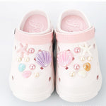 MAYCREATE Rhinestone Shoe Clips for Bridal and Party Wear with Detachable Bow Charms Silver