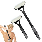 MAYCREATE Lotion Applicator for Back featuring Adjustable Folding Handle up to 17.3 in | Even Sponge Roller for Creams and Oils
