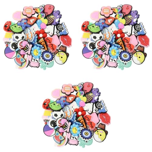 MAYCREATE® 105PCS Cartoon Random Shoe Charms and Pins Cute for Sandals Decoration Women Boys Girls Clog Accessories Party Favor