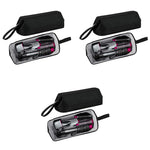MAYCREATE Hair Tools Travel Bag for Dyson and Shark Flexstyle featuring 40x19x16cm Capacity | Waterproof Black Organizer