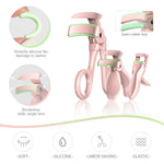 MAYCREATE Eyelash Curler Set 3pcs for All Lash Types featuring Mini Precision Curlers | Ergonomic Grip
