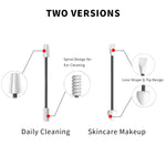 MAYCREATE Reusable Silicone Cotton Swabs Kit for Makeup and Ear Cleaning with Dual Heads and Storage Case