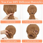 MAYCREATE® 10PCS French Hair Pin U Pins for Styling Bun Acrylic Accessories Women Ladies Gift