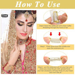 MAYCREATE® 6pcs Dupatta Clips for Brides MAYCREATE Chunni Clips Dupatta Clip for Hair Stainless Steel Strong Grip Dupatta Hair Pins for Veil for Bride Headscarf or Hair Extensions Clips with Safety Pins X 3