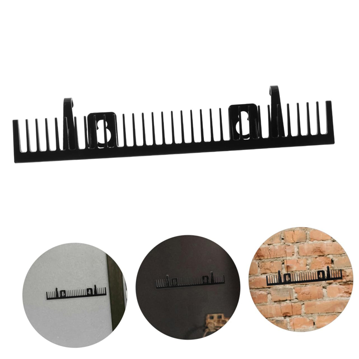 MAYCREATE Hair Extension Wall Holder with Suction Cups for Salons and Home | Pack of 2 Organizer