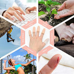 MAYCREATE® 10pcs finger protection Gel Finger Support Protector Gloves Gel Finger Cots Covers for Trigger Hand Eczema Cracking Arthritis Apricot one size X 3