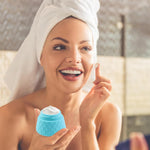 MAYCREATE Silicone Travel Jars for Toiletries featuring Twist Off Lids and 4pcs 30ml Set | BPA Free Containers