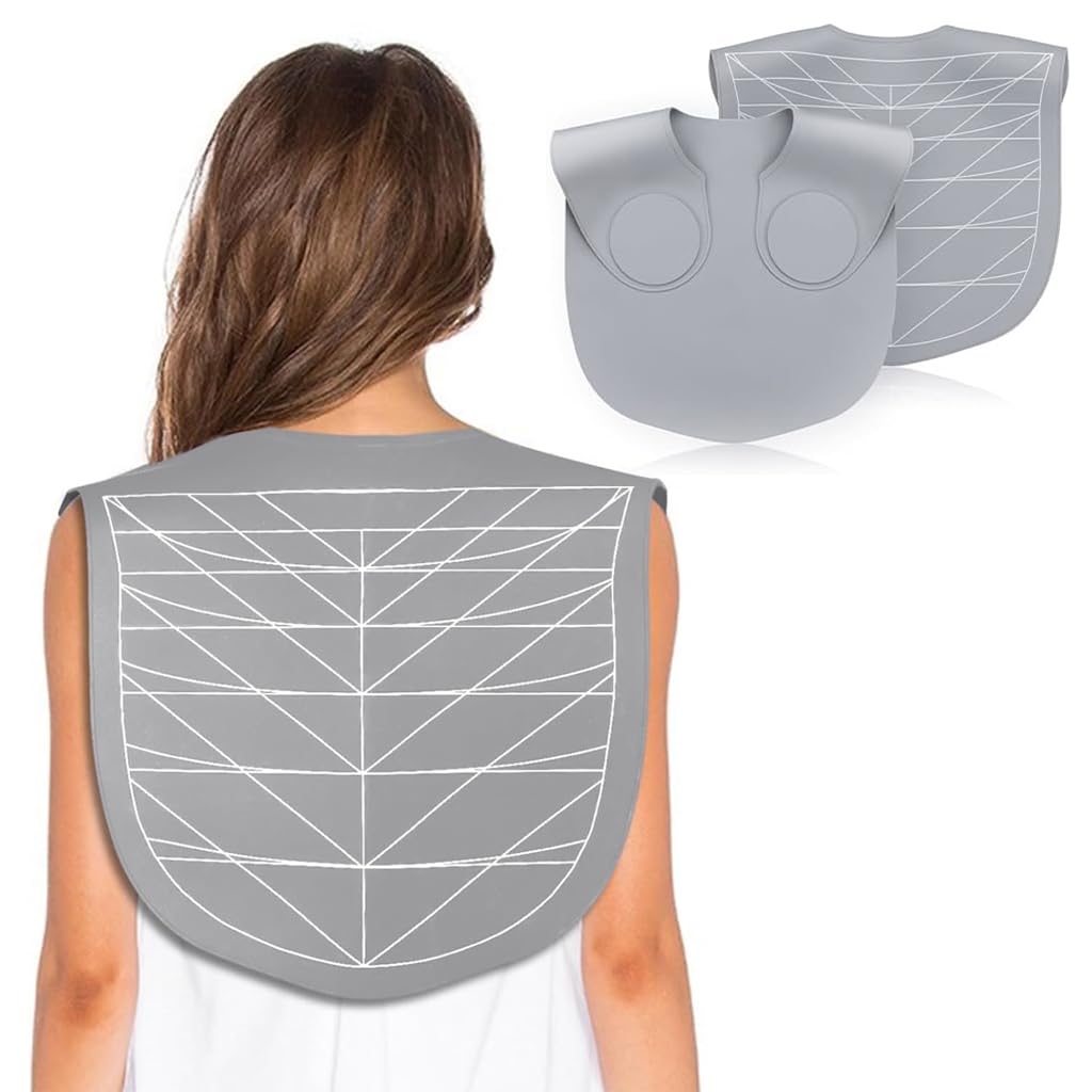 MAYCREATE Silicone Hair Cutting Collar for Salon Use with Guiding Lines | Waterproof and Easy to Clean
