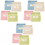 MAYCREATE Makeup Pouch Set for Travel Organization with Easy Squeeze Open | 12 pcs 13x5x12 cm