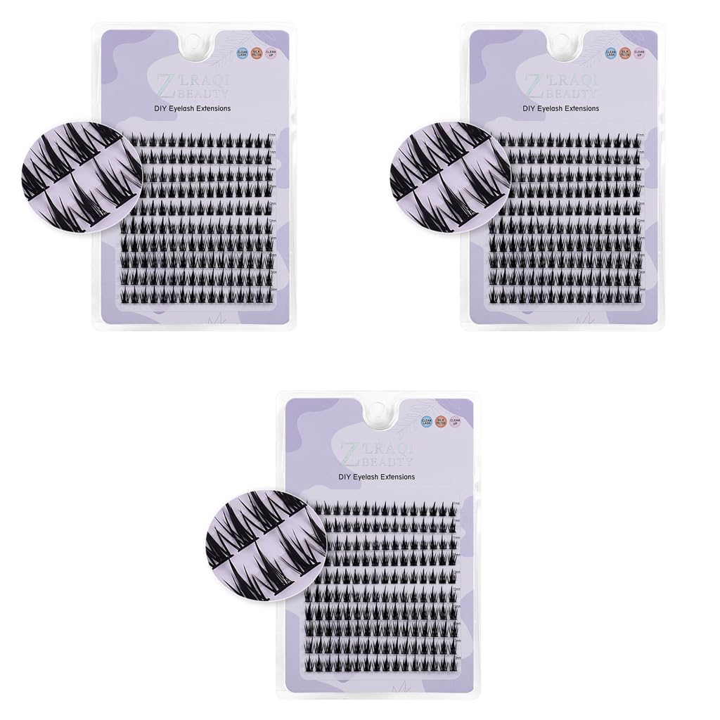 MAYCREATE False Eyelash Extensions Kit featuring 160 pcs Mixed 11–13 mm Lash Clusters for Women | Natural Curl DIY Home Use