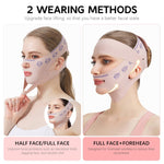 MAYCREATE V Line Face Lifting Mask for Double Chin Reduction with Adjustable Strap 2 PCS