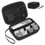 MAYCREATE® Electric Grooming Shaver Organizer Bag Travel Case Bag with Handle, Built in Mesh Zipper Pocket, EVA Hard Shell Custom Mold Electric Shaver Carry Bag for Norelco Multigroom