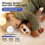 Maycreate Electric Nail Clipper with LED Light featuring 2 Speed Modes and 6.5x6.8cm Size | USB Rechargeable for Safe Trimming