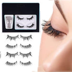 MAYCREATE Magnetic Eyelashes Kit with 2 Pairs and Applicator for Natural Look | Reusable No Glue Needed