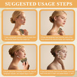 MAYCREATE Lymphatic Face Brush for Gentle Facial Massage with Raised Nubs and Snap-On Cap