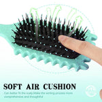 MAYCREATE Hair Brush for Women featuring Nylon Bristles and Air Cushion Comb for Styling