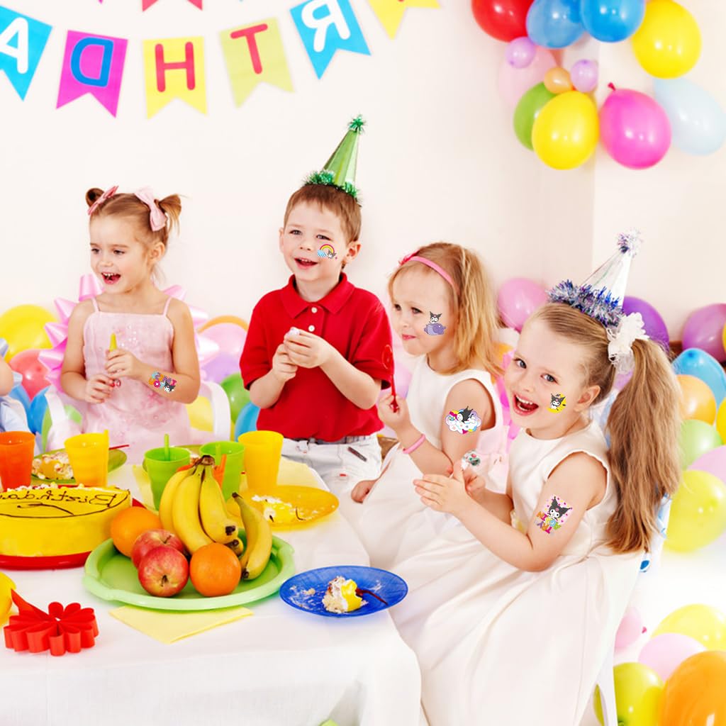 MAYCREATE Temporary Tattoo Stickers for Kids with 4 Sheets Waterproof Safe Material | Fun Party Body Art