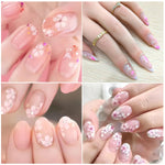 MAYCREATE Flower Nail Art Stickers for Easy Peel and Stick Application | 30 Sheets 3D Self Adhesive Floral Decals