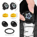 MAYCREATE No Tie Shoelaces for Kids featuring 84cm Elastic TPU Wire and ABS Knob Design