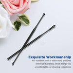 MAYCREATE Ear Cleaner Kit with 7 Pcs Double Head Tools and Stainless Steel Design | Portable Box