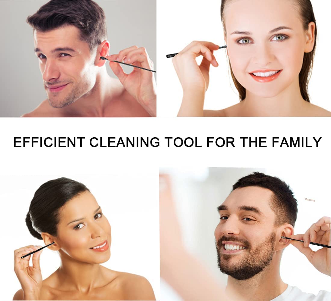 MAYCREATE 7 Pcs Ear Cleaner Stainless Steel Portable Ear Removal Kit Safety Tools Ear Caring Ear Wax Remover Tool with Storage Box Ear Irrigation