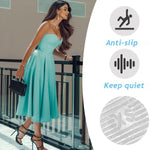 MAYCREATE High Heel Protectors for Walking on Grass with Antislip Base 8 Pairs 4 Sizes | PVC Heel Caps