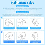 MAYCREATE Face Towels Set for Bath and Travel with Quick Dry Microfiber 70x140 cm | Cute Cartoon Design for Women and Girls