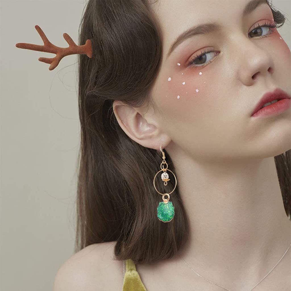 MAYCREATE Charm for Jewellery Making Plated Marine Life Shell Starfish Conch Assorted Charm Pendant DIY for Necklace Bracelet Jewelry Making and Crafting - 30 Pcs