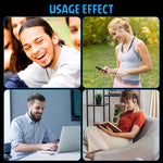 MAYCREATE Jawline Exerciser 6pcs with 40/50/60lbs Resistance Safe Silicone for Men & Women | Includes Storage Case