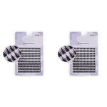 MAYCREATE False Eyelash Extensions Kit featuring 160 pcs lash clusters in 11–13 mm for home use