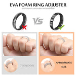 MAYCREATE Ring Size Adjuster for Loose Rings with 8 Sheets 144 Strips EVA Foam | Reusable Fit Solution