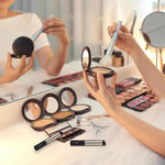 MAYCREATE Silicone Lip Balm Brush Set for Lipstick and Gloss Application with Lid | 2pcs Reusable Black Makeup Tool