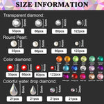 MAYCREATE Face Gems Rhinestones Stickers Kit for Makeup and DIY Crafts with Tweezer | 4 Sheet Self Adhesive Acrylic Jewels for Festival Nails Hair and Clothes