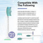 MAYCREATE Toothbrush Replacement Heads for Philips Sonicare featuring Soft Dupont Bristles | 12PCS Snap On Design