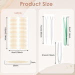 MAYCREATE Eyelash Extension Tape 360 Strips for Under Eye Application with Pre Cut Design | Latex Free Micropore Adhesive