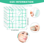 MAYCREATE Hand Palette for Makeup Artists with 100pcs 2.4in Self Adhesive Waterproof PU Film