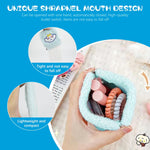 MAYCREATE Small Pouches for Women 3Pcs 5 in Set with Elastic Closure and Water Resistant Fabric | Cute Cartoon Design for Makeup Coins and Sanitary Pads