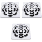MAYCREATE False Eyelashes for Party Look featuring Knot Free Lash Band and Soft Faux Fiber 7 Pairs 15–18mm