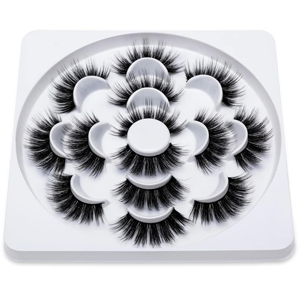 MAYCREATE False Eyelashes for Party Look featuring Knot Free Lash Band and Soft Faux Fiber 15–18mm