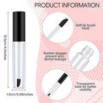 MAYCREATE Empty Mascara Tube 10ml for Castor Oil with Spiral Brush and Funnels | Travel Set