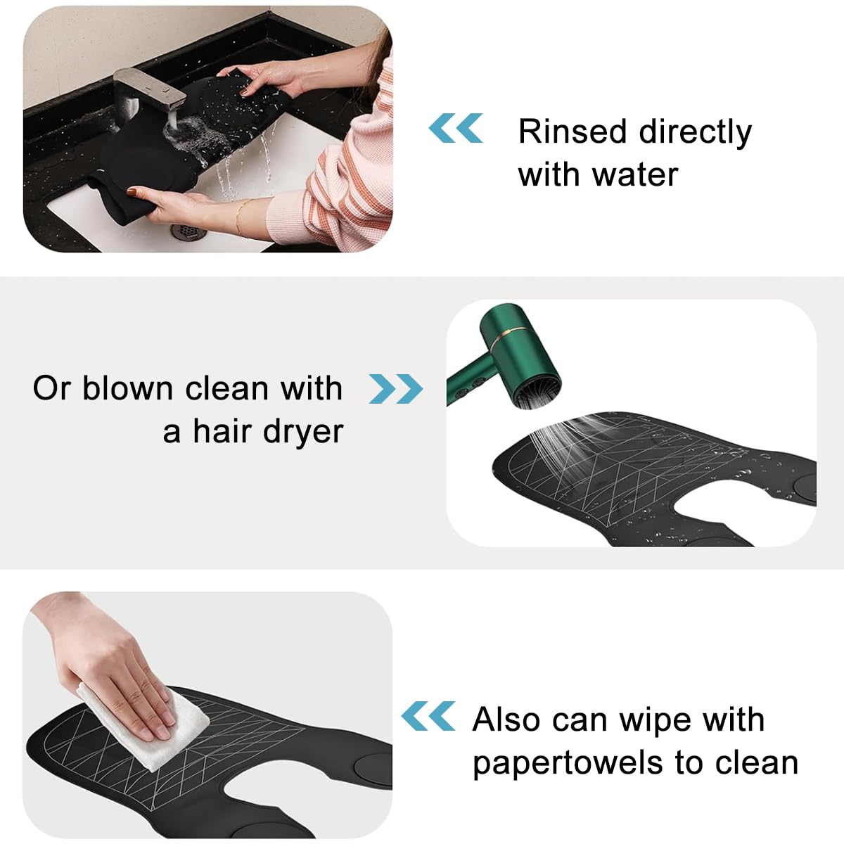 MAYCREATE Silicone Waterproof Hair Dye Shawl, Hair Cutting Collar with Guiding Lines, Cutting Mat for Hair Stylist, Barber Shop Hair Cutting Pad/Cape for Salon, Hair Cutting Tools Salon Accessories