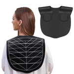 MAYCREATE Silicone Hair Cutting Collar for Salon with Guiding Lines and Hair Catcher | Waterproof, Easy to Clean and Comfortable Fit