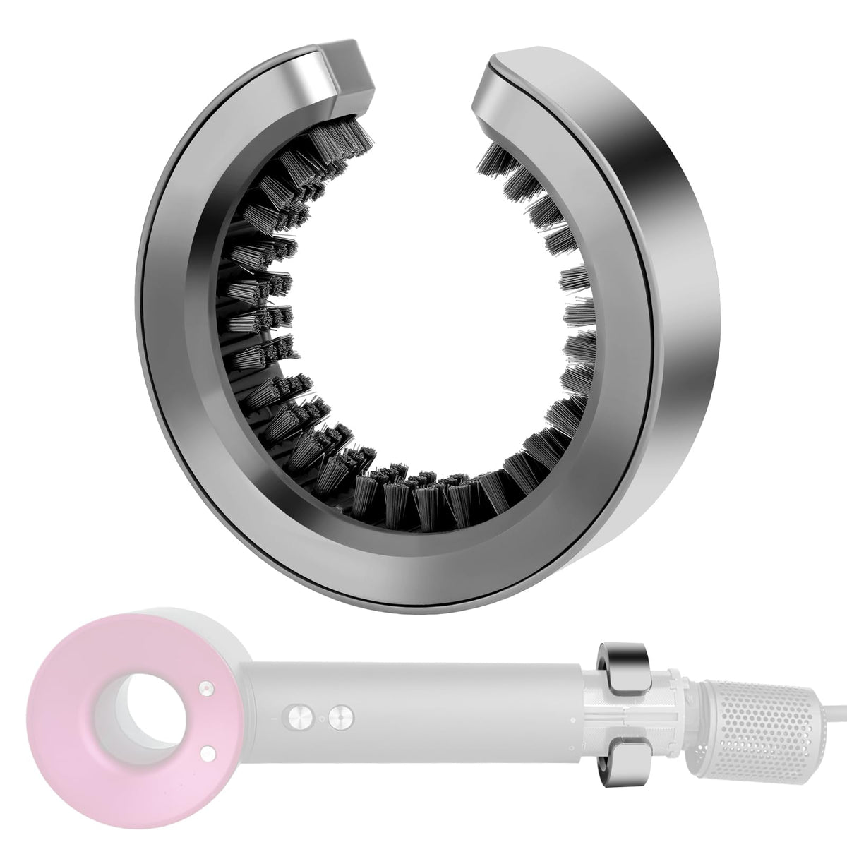 MAYCREATE® Filter Cleaning Brush for Dyson Supersonic Hair Dryer HD01 HD02 HD03 HD04 HD08 Hair Blow Dryers, Easy Cleaning Tool for Hair Dryer Attachments (Parts Only)