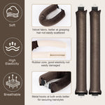 MAYCREATE Heatless Overnight Hair Curlers for Long Hair with Headscarf and Hook | 3pcs Satin Set